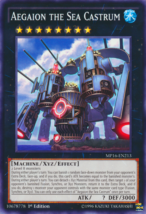 Aegaion the Sea Castrum [MP16-EN213] Common | Jomio and Rueliete's Cards and Comics