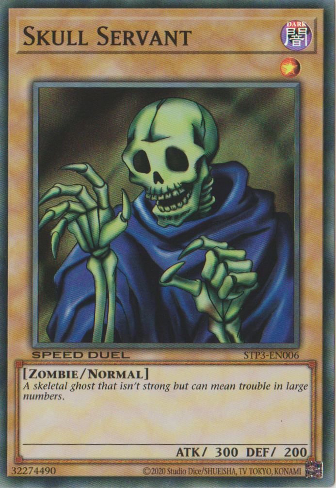 Skull Servant [STP3-EN006] Super Rare | Jomio and Rueliete's Cards and Comics