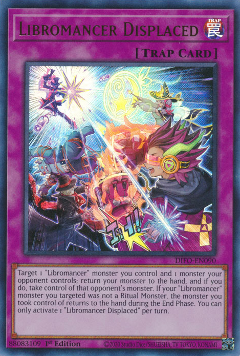 Libromancer Displaced [DIFO-EN090] Ultra Rare | Jomio and Rueliete's Cards and Comics
