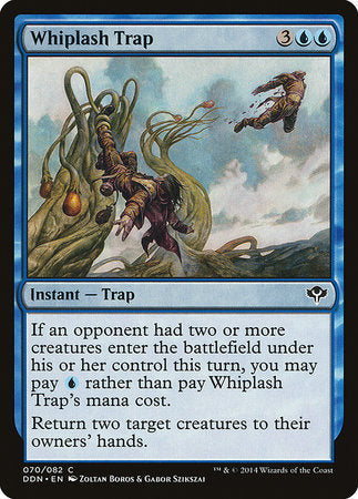 Whiplash Trap [Duel Decks: Speed vs. Cunning] | Jomio and Rueliete's Cards and Comics