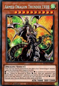Armed Dragon Thunder LV10 [BLVO-EN001] Secret Rare | Jomio and Rueliete's Cards and Comics