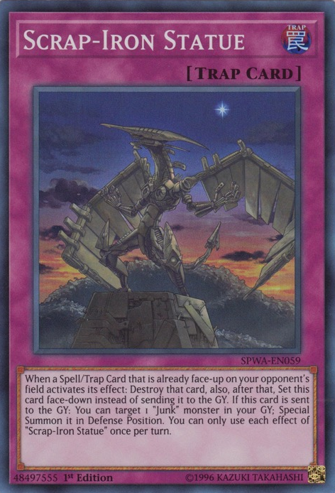 Scrap-Iron Statue [SPWA-EN059] Super Rare | Jomio and Rueliete's Cards and Comics
