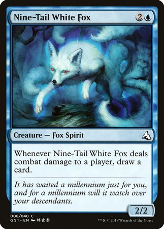 Nine-Tail White Fox [Global Series Jiang Yanggu & Mu Yanling] | Jomio and Rueliete's Cards and Comics