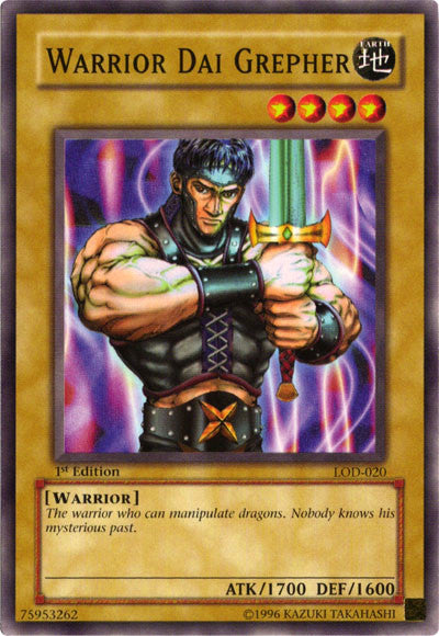 Warrior Dai Grepher [LOD-020] Common | Jomio and Rueliete's Cards and Comics