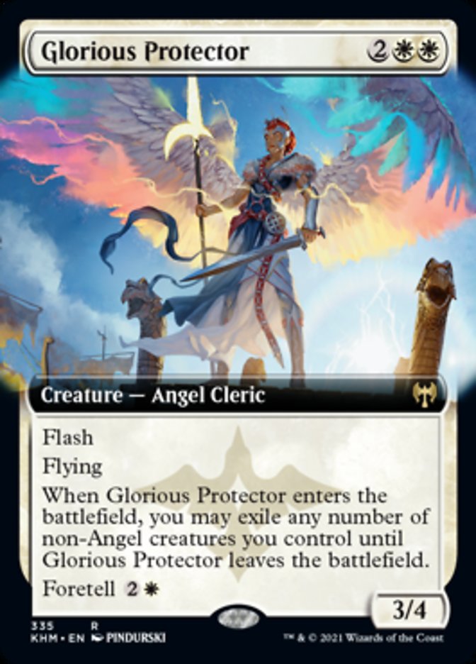 Glorious Protector (Extended Art) [Kaldheim] | Jomio and Rueliete's Cards and Comics