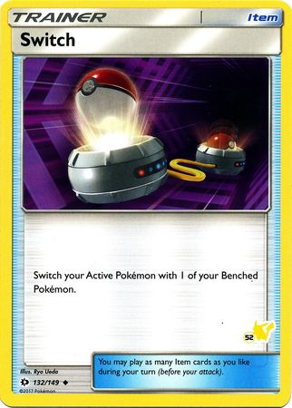 Switch (132/149) (Pikachu Stamp #52) [Battle Academy 2020] | Jomio and Rueliete's Cards and Comics