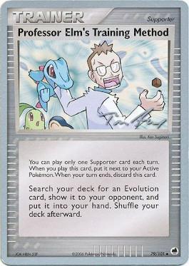 Professor Elm's Training Method (79/101) (Legendary Ascent - Tom Roos) [World Championships 2007] | Jomio and Rueliete's Cards and Comics