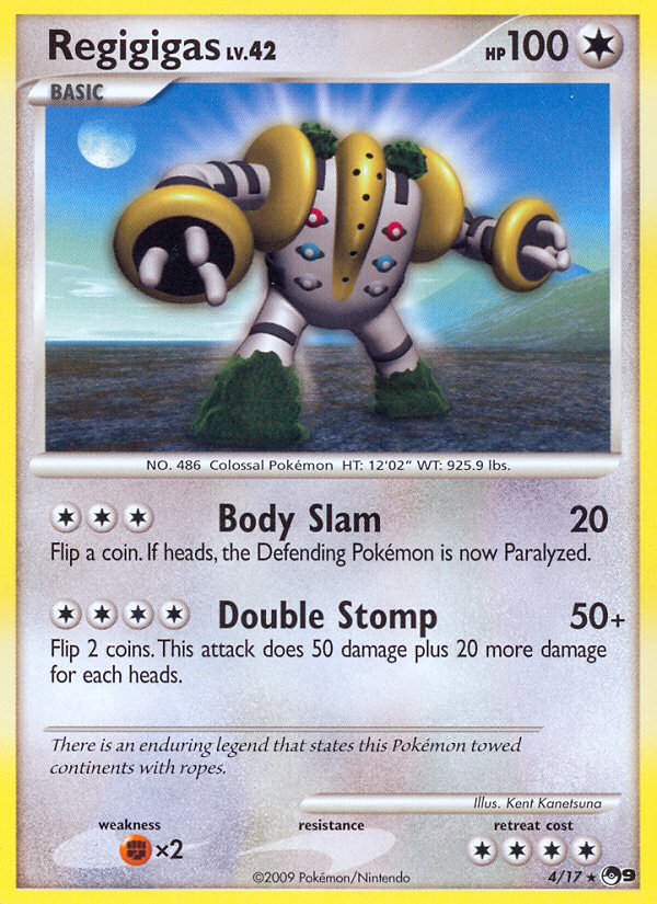 Regigigas (4/17) [POP Series 9] | Jomio and Rueliete's Cards and Comics