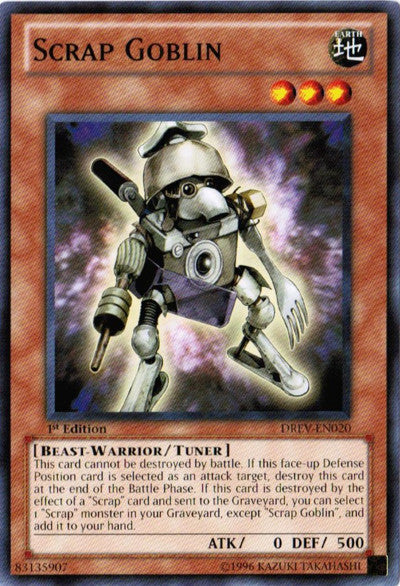 Scrap Goblin [DREV-EN020] Common | Jomio and Rueliete's Cards and Comics