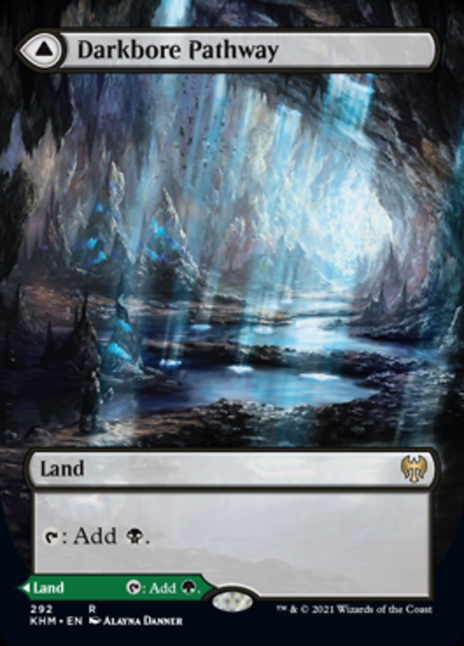 Darkbore Pathway // Slitherbore Pathway (Borderless Alternate Art) [Kaldheim] | Jomio and Rueliete's Cards and Comics