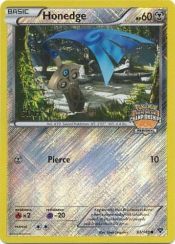 Honedge (83/146) (Regional Championship Promo) (Staff) [XY: Base Set] | Jomio and Rueliete's Cards and Comics