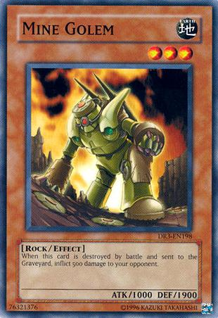 Mine Golem [DR3-EN198] Common | Jomio and Rueliete's Cards and Comics