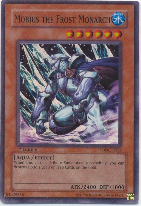 Mobius the Frost Monarch [SOD-EN022] Super Rare | Jomio and Rueliete's Cards and Comics