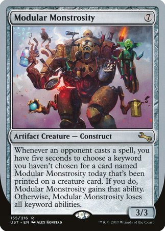 Modular Monstrosity [Unstable] | Jomio and Rueliete's Cards and Comics