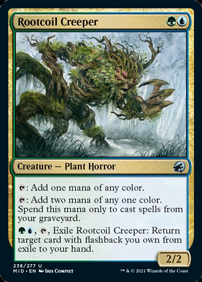 Rootcoil Creeper [Innistrad: Midnight Hunt] | Jomio and Rueliete's Cards and Comics