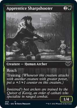 Apprentice Sharpshooter [Innistrad: Double Feature] | Jomio and Rueliete's Cards and Comics