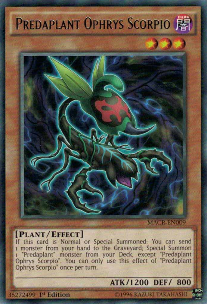 Predaplant Ophrys Scorpio [MACR-EN009] Rare | Jomio and Rueliete's Cards and Comics