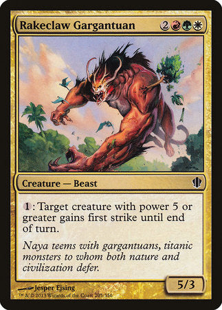 Rakeclaw Gargantuan [Commander 2013] | Jomio and Rueliete's Cards and Comics