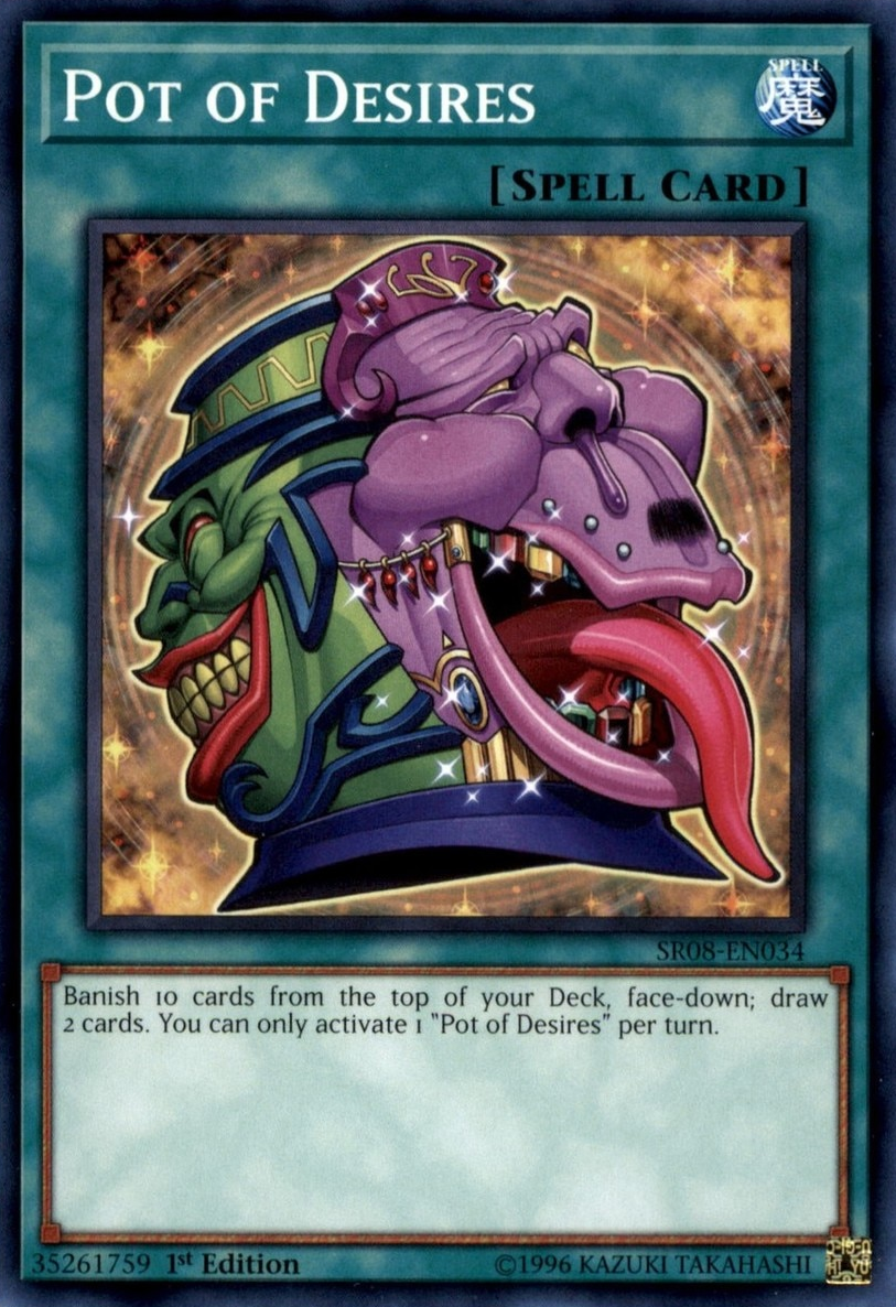 Pot of Desires [SR08-EN034] Common | Jomio and Rueliete's Cards and Comics