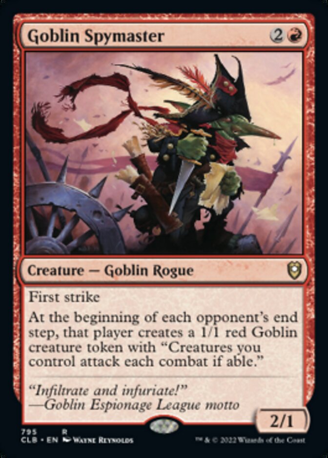 Goblin Spymaster [Commander Legends: Battle for Baldur's Gate] | Jomio and Rueliete's Cards and Comics