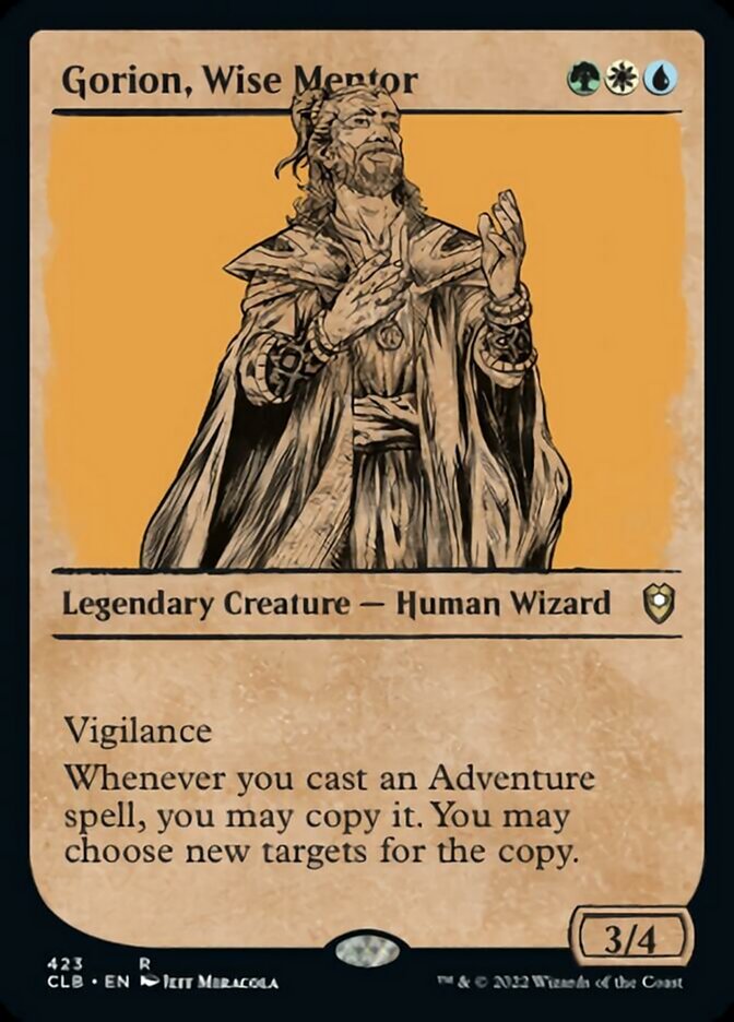 Gorion, Wise Mentor (Showcase) [Commander Legends: Battle for Baldur's Gate] | Jomio and Rueliete's Cards and Comics