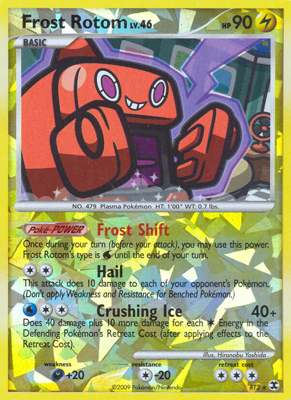Frost Rotom (RT2) [Platinum: Rising Rivals] | Jomio and Rueliete's Cards and Comics