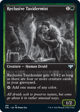Reclusive Taxidermist [Innistrad: Double Feature] | Jomio and Rueliete's Cards and Comics