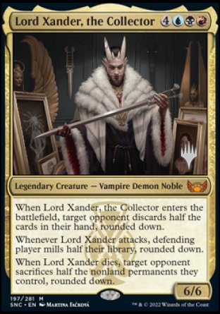 Lord Xander, the Collector (Promo Pack) [Streets of New Capenna Promos] | Jomio and Rueliete's Cards and Comics