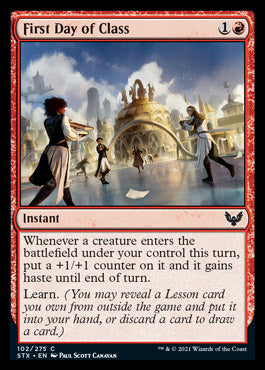 First Day of Class [Strixhaven: School of Mages] | Jomio and Rueliete's Cards and Comics