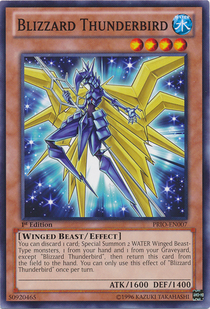 Blizzard Thunderbird [PRIO-EN007] Common | Jomio and Rueliete's Cards and Comics