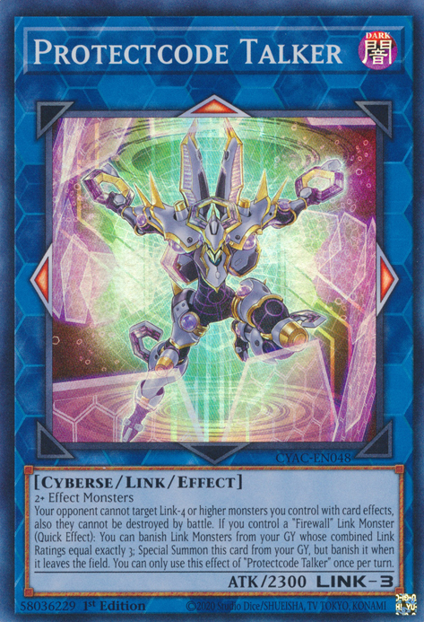 Protectcode Talker [CYAC-EN048] Super Rare | Jomio and Rueliete's Cards and Comics