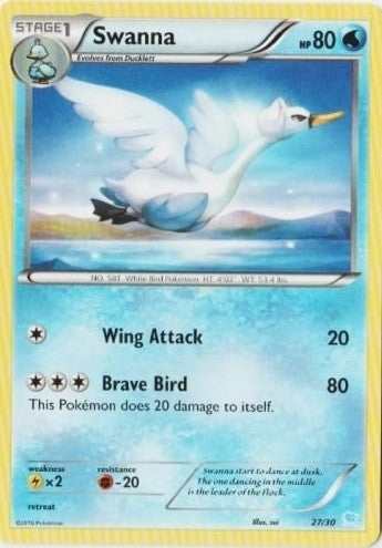 Swanna (27/30) [XY: Trainer Kit 3 - Suicune] | Jomio and Rueliete's Cards and Comics
