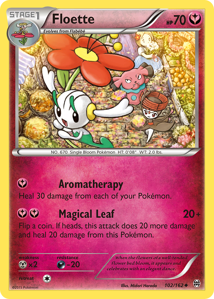 Floette (102/162) [XY: BREAKthrough] | Jomio and Rueliete's Cards and Comics