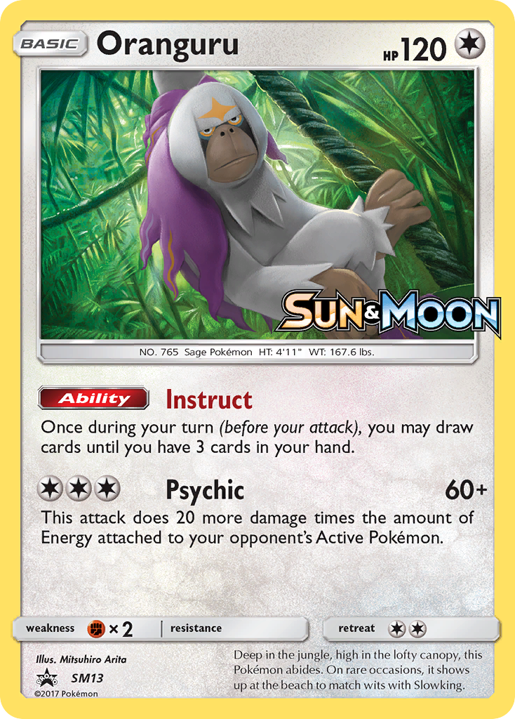 Oranguru (SM13) [Sun & Moon: Black Star Promos] | Jomio and Rueliete's Cards and Comics