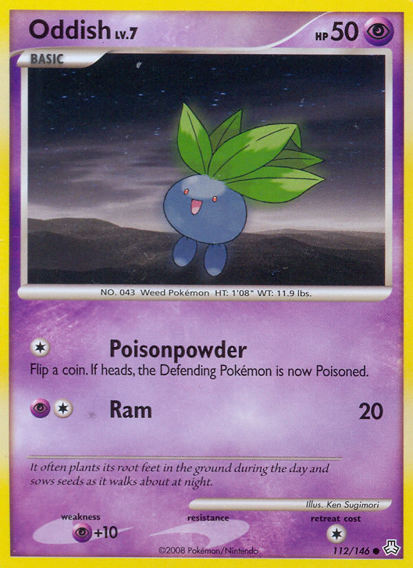 Oddish (112/146) [Diamond & Pearl: Legends Awakened] | Jomio and Rueliete's Cards and Comics