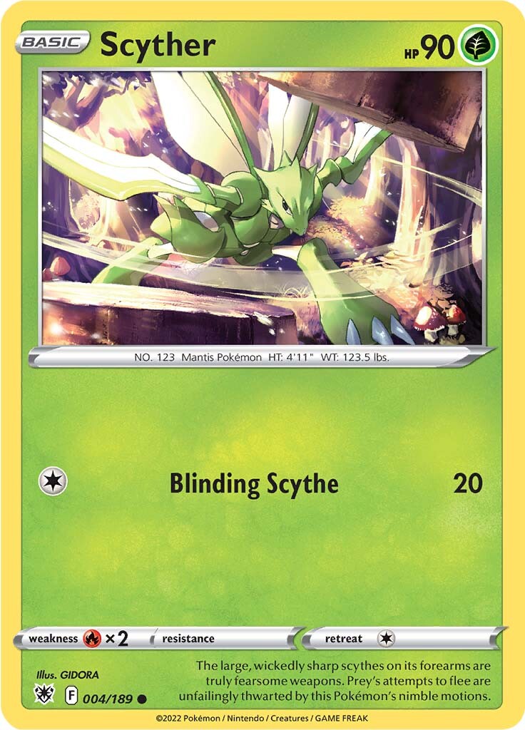 Scyther (004/189) [Sword & Shield: Astral Radiance] | Jomio and Rueliete's Cards and Comics