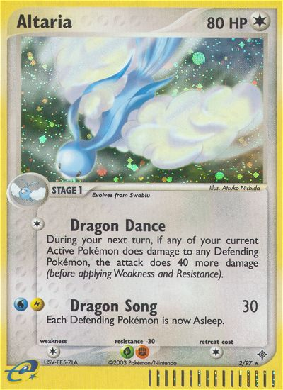 Altaria (2/97) [EX: Dragon] | Jomio and Rueliete's Cards and Comics