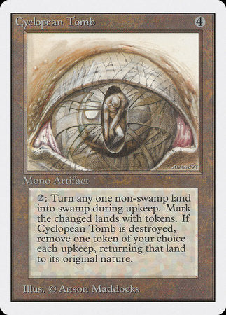 Cyclopean Tomb [Unlimited Edition] | Jomio and Rueliete's Cards and Comics
