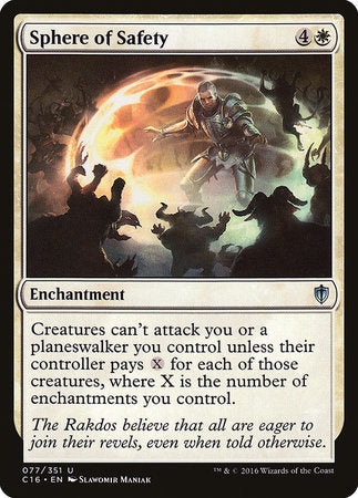 Sphere of Safety [Commander 2016] | Jomio and Rueliete's Cards and Comics