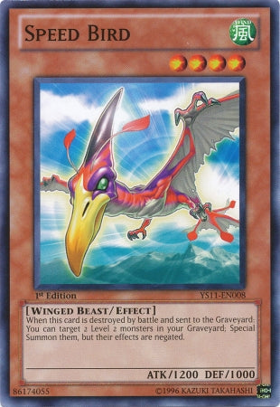 Speed Bird [YS11-EN008] Common | Jomio and Rueliete's Cards and Comics