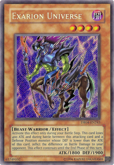 Exarion Universe [DR04-EN243] Secret Rare | Jomio and Rueliete's Cards and Comics