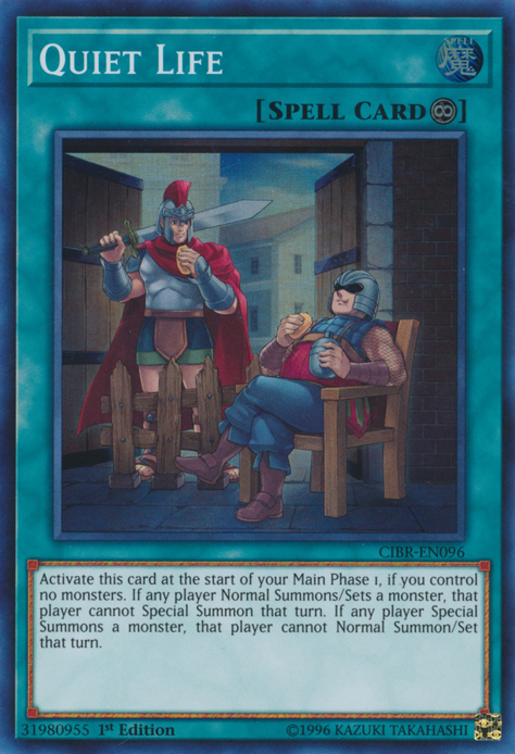 Quiet Life [CIBR-EN096] Super Rare | Jomio and Rueliete's Cards and Comics