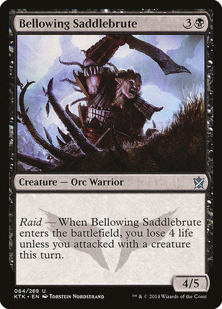 Bellowing Saddlebrute [Khans of Tarkir] | Jomio and Rueliete's Cards and Comics