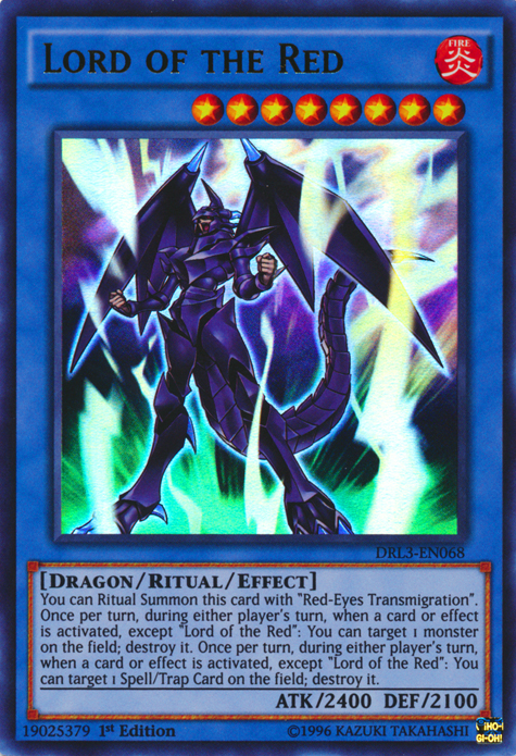 Lord of the Red [DRL3-EN068] Ultra Rare | Jomio and Rueliete's Cards and Comics