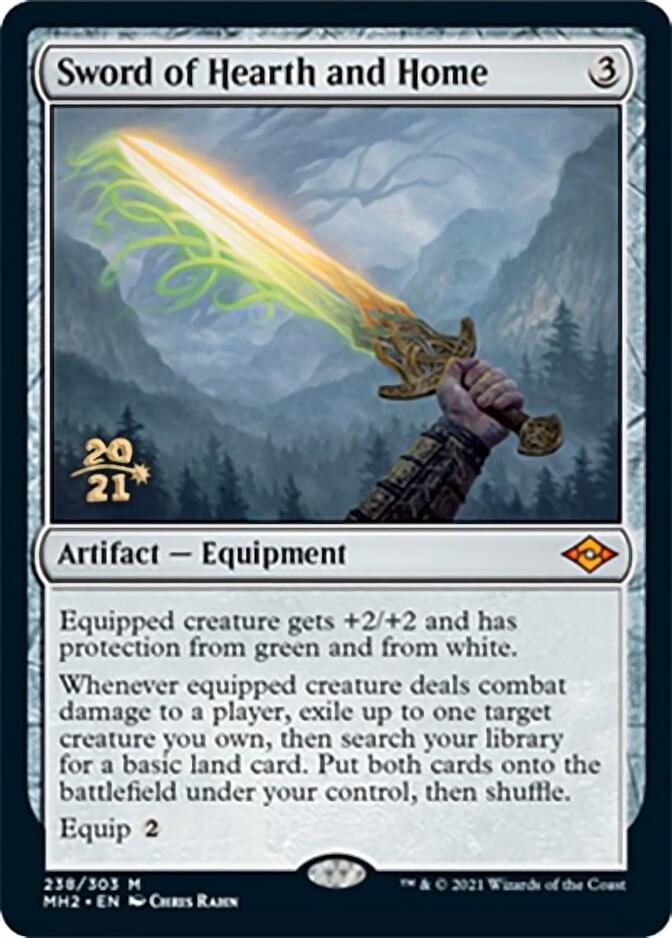 Sword of Hearth and Home [Modern Horizons 2 Prerelease Promos] | Jomio and Rueliete's Cards and Comics