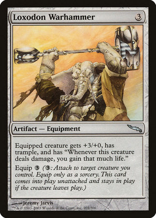 Loxodon Warhammer [Mirrodin] | Jomio and Rueliete's Cards and Comics