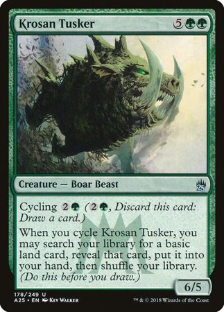 Krosan Tusker [Masters 25] | Jomio and Rueliete's Cards and Comics