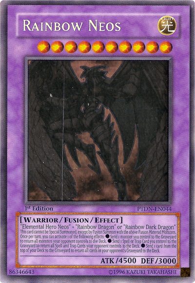 Rainbow Neos [PTDN-EN044] Ghost Rare | Jomio and Rueliete's Cards and Comics