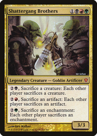 Shattergang Brothers [Commander 2013] | Jomio and Rueliete's Cards and Comics