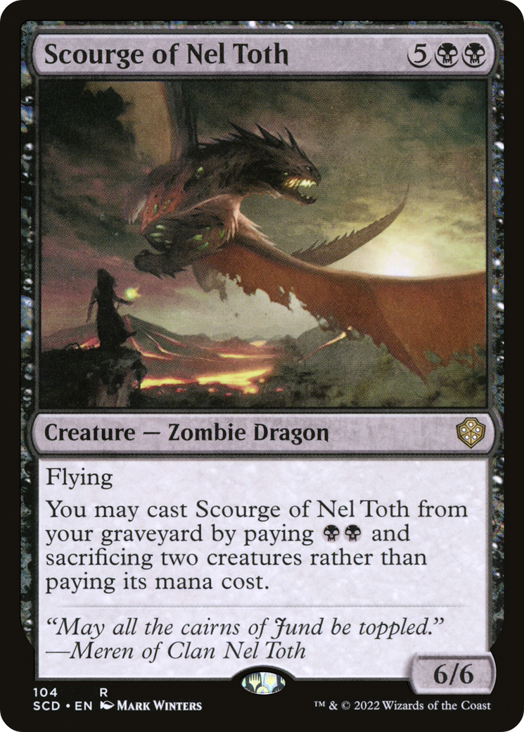 Scourge of Nel Toth [Starter Commander Decks] | Jomio and Rueliete's Cards and Comics